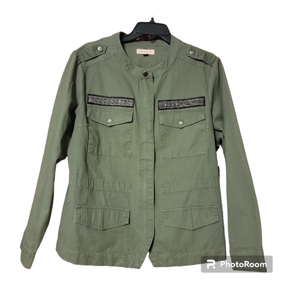 East Adeline Jackets & Blazers - NWT ~ East Adeline Military Inspired Jacket - 1X